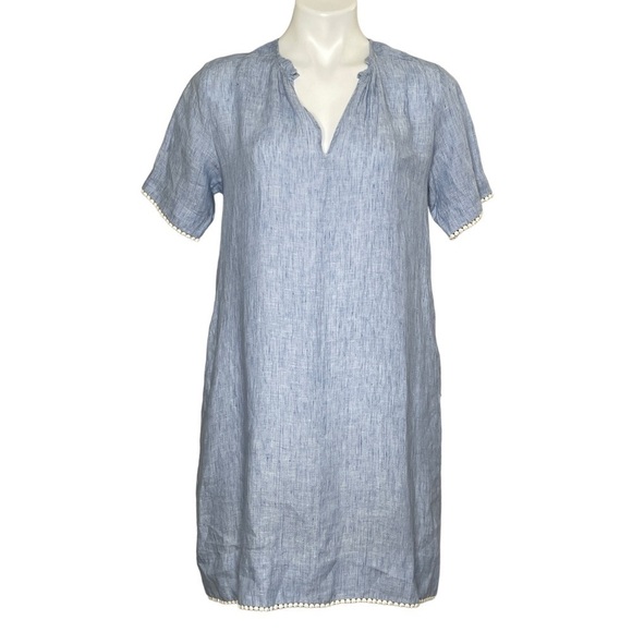 Trovata Birds of Paradis blue shift dress XS - Picture 2 of 9